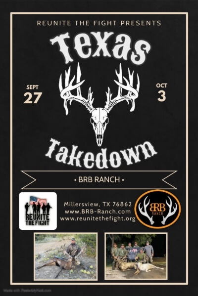 Texas Takedown presented by Reunite The Fight - helping US military veterans since 2017